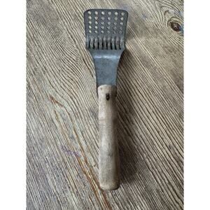 Vintage Rapid Potato Masher & Beater with Wood Handle Farmhouse Primitive